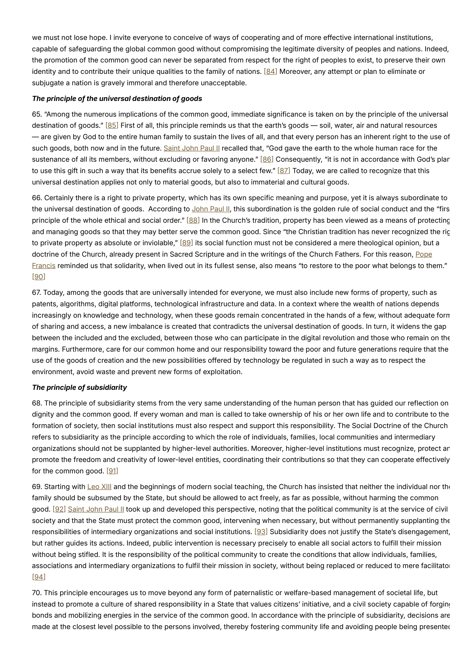 Encyclical Letter of His Holiness Leo XIV Magnifica Humanitas (15 May 2026)-15